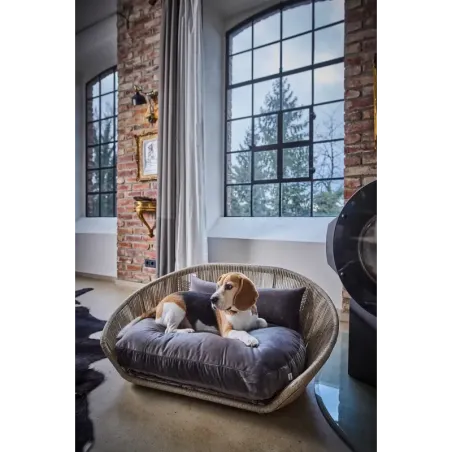 Panier pour chien design Vogue Oxford Stone - LABONI