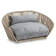 Panier pour chien Vogue design Oxford grey - LABONI