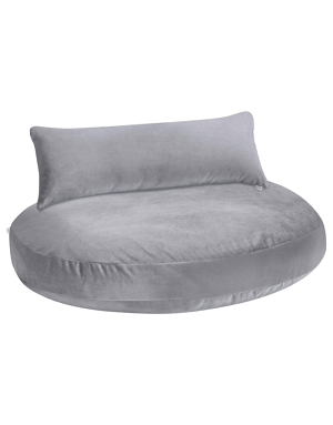 Lit Luna Lounge Laboni gris -Coussin seul vu de face