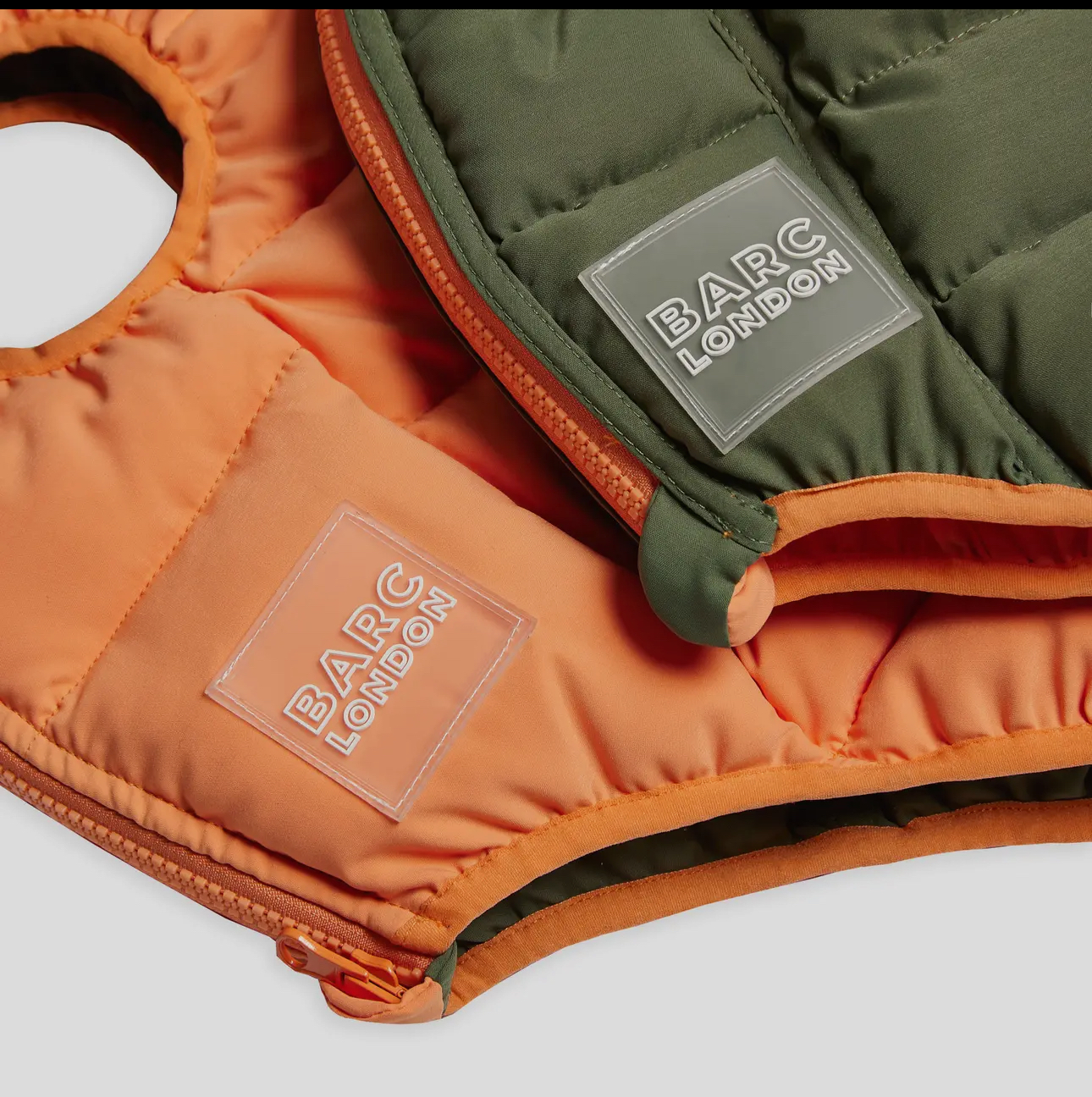 Doudoune Kaki pour chien - Bella Concept Store Dog