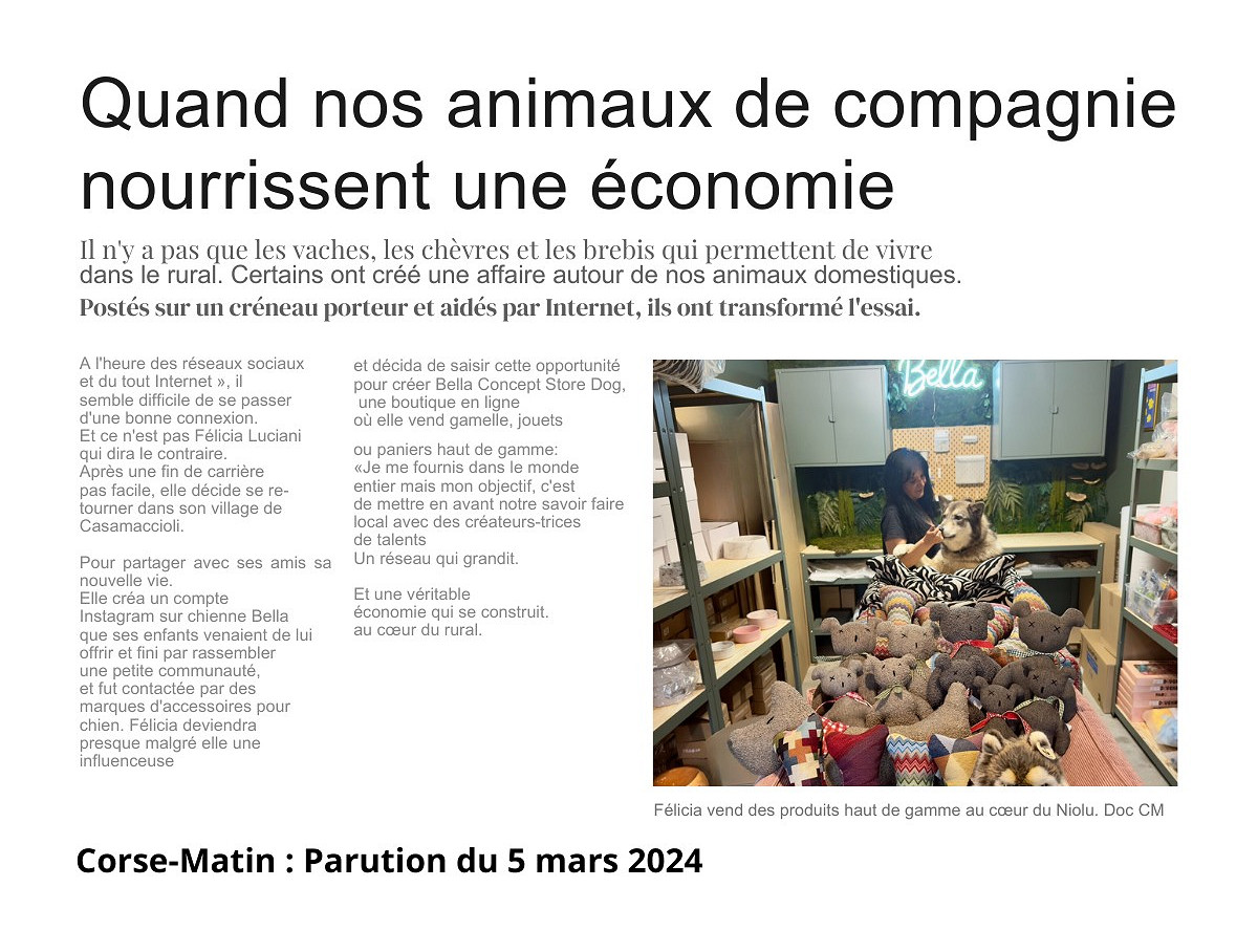 Notre Première Parution Presse Corse-Matin